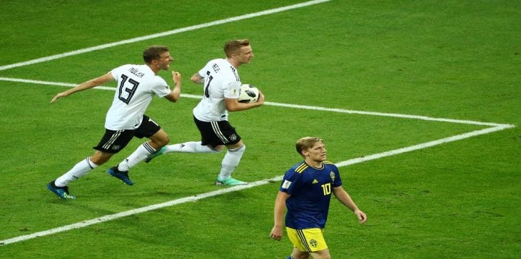 ألمانيا تباغت السويد بهدف قاتل في الدقيقة 95 أنقذها من الخروج المبكر