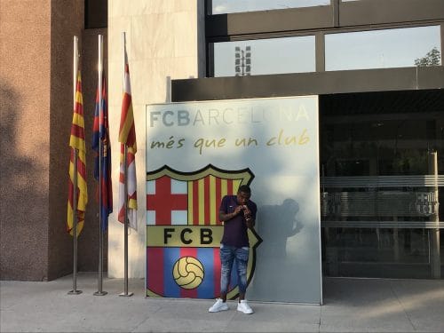 الظهور الأول للمايسترو مالكوم فى صفوف برشلونة ويزامل ميسي