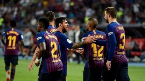 برشلونة يتوج بكأس خوان جامبر علي حساب بوكا جونيورز بثلاثية