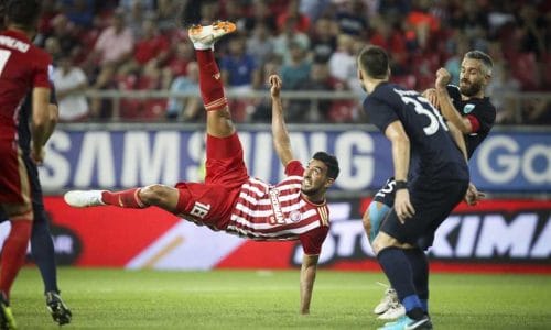 أوليمبياكوس يتخطي ليفادياكوس بمشاركة كوكا..وموعد الظهور الأول لـ شيكابالا مع أبولون في الدوري اليوناني