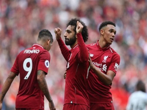 محمد صلاح يسجل أول أهدافه فى الموسم الجديد بالدوري الإنجليزي .. ورونالدو يسجل أول أهدافه مع يوفنتوس