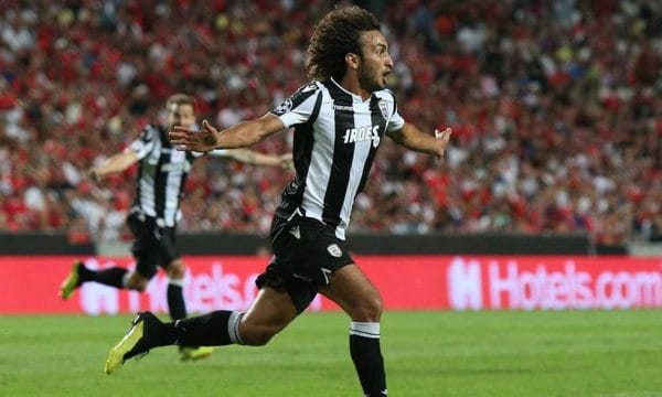 باوك عمرو وردة يودع دورى الأبطال بعد هزيمة مدوية أمام بنفيكا