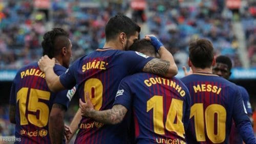 برشلونة يسجل رقما قياسيا بالدوري الإسباني.. وميسي والعضاض يكشفان عن موعد رحيلهما