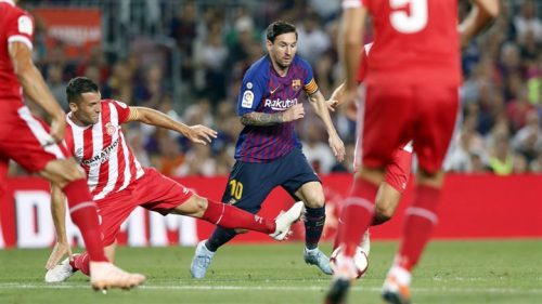 فيديو : برشلونة يسقط في فخ التعادل مع جيرونا ويتقاسم صدارة الليجا مع برشلونة