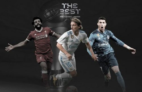فيفا يبدأ الاختيار بين محمد صلاح ومودريتش ورونالدو ..ويعلن أحقية مو في الفوز