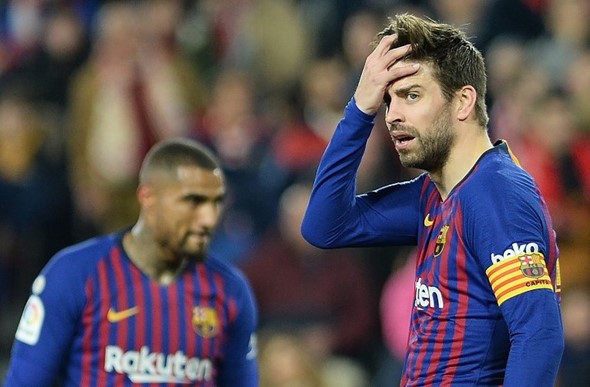 برشلونة يسقط بثنائية نظيفة أمام إشبيلية..في غياب ميسي وظهورالوافد بواتينج