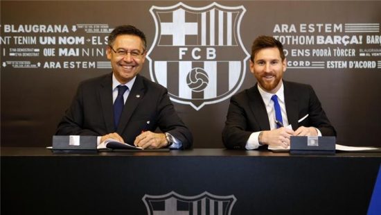 برشلونة يخطط لتجديد عقد ميسي وشكوك تحيط بقرارة..والنادي يستقرعلي خليفة سواريز
