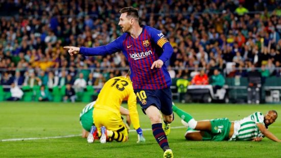 فيديو : برشلونة يثآر من ريال بيتيس برباعية ..ورقم قياسي جديد لليونيل ميسي