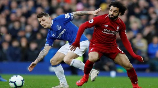 ليفربول يسقط في فخ التعادل امام ايفرتون..والسيتي يحلق منفردا بصدارةالدوري الإنجليزي