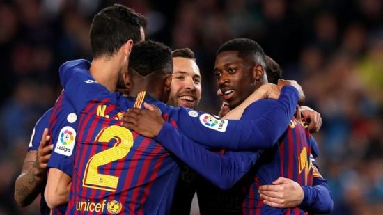 برشلونة يخطف فوزامثيرا من ريال سوسيداد ويخطوا بقوة لحسم لقب الليجا
