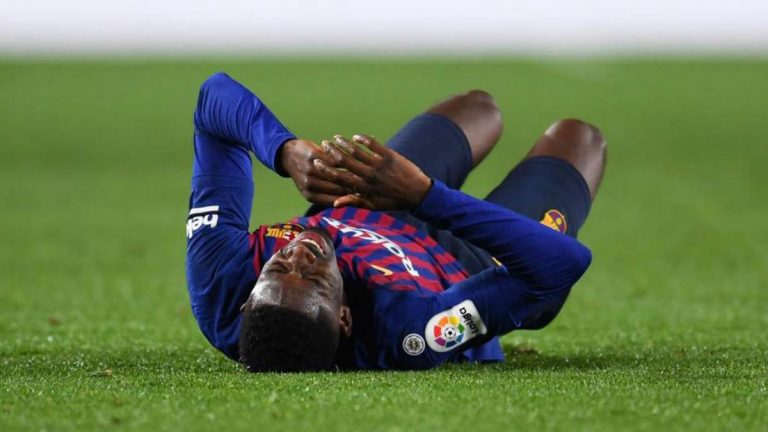 برشلونة يعلن عن تشخيص إصابة عثمان ديمبلي في ليلة سقوطة أمام سيلتا فيجو