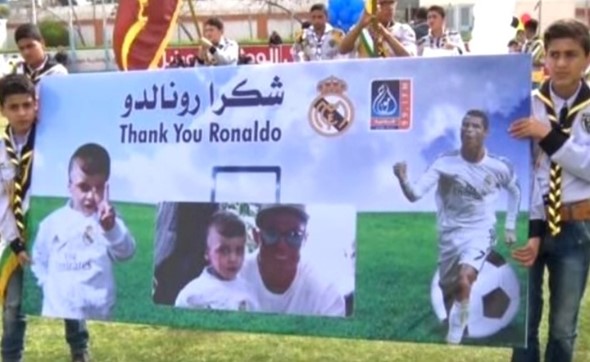 رونالدو يعلن حبه لفلسطين بالتبرع بـ1.5مليون يورو..وردفعلةبعداعلان أليجري الرحيل