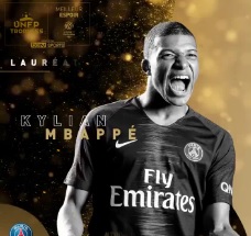 مبابى أفضل لاعب شاب فرنسى للعام الثالث..وبنزيما يتفوق على جريزمان وبوجبا