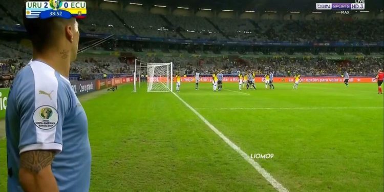 سواريز نجم برشلونة يثير سخرية الجماهير بكوبا أمريكا بعد ظهورة بكرش