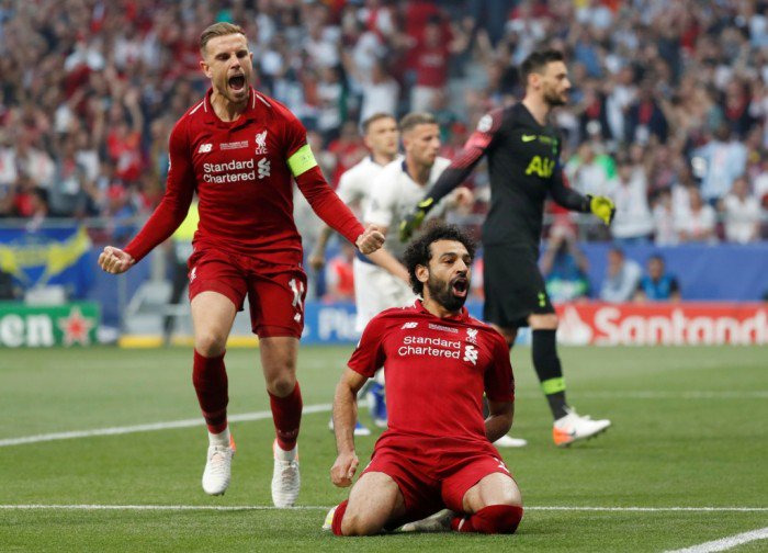 صلاح يحرز أحد أسرع أهداف النهائي ويقود ليفربول للفوزبلقب دوري الأبطال بعد14عاما