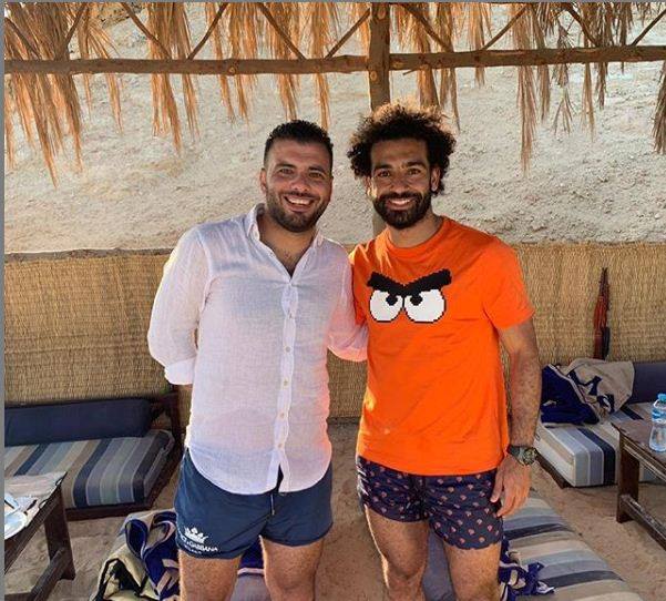 محمد صلاح ومتعب وحارس مرمي ريال مدريد يجتمعوا في الجونة