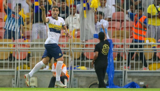 حمدالله يسجل هدفين في تعادل نادي النصر مع إستوريل برايا قبل الموسم المقبل(فيديو)