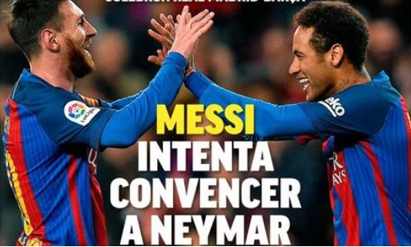ميسي يطلب من نيمار رفض الإنتقال لريال مدريد والعودة إلى برشلونة