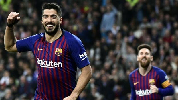 برشلونة يعلن غياب ميسي وعودة سواريز..و20 لاعبا فى قائمة البارسا ضد فالنسيا
