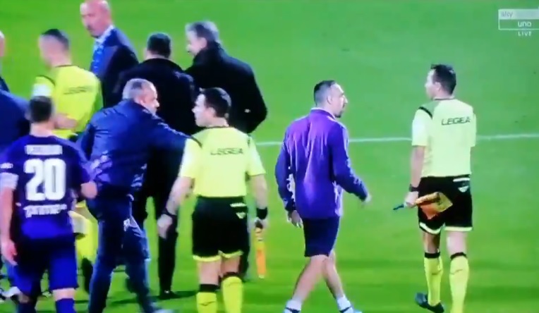 ريبيري يواجه عقوبة الإيقاف بالدوري الإيطالي بعد اشتباكه مع الحكم