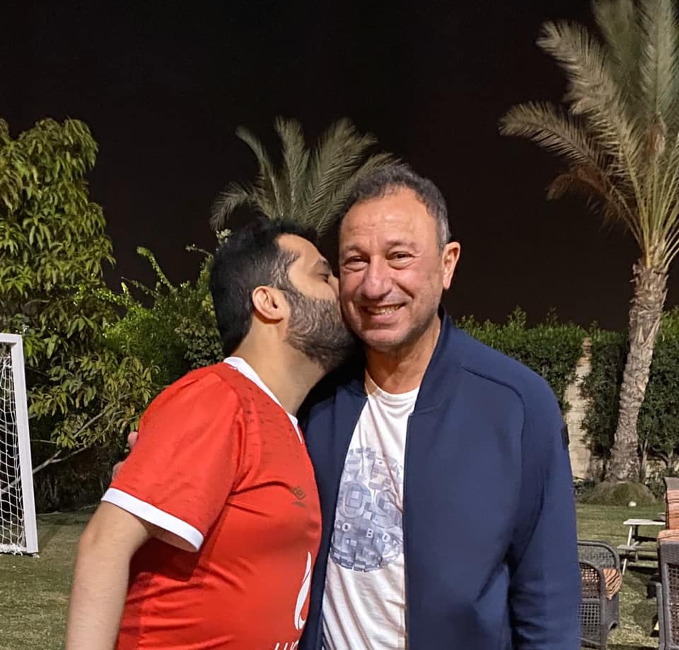 الأهلي نيوز : عاجل بالصور .. تركي أل شيخ بتشيرت الأهلي في بيت الخطيب