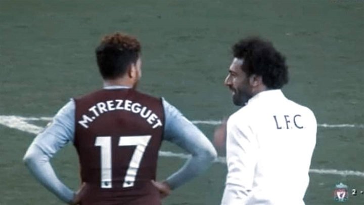 ليفربول وأستون فيلا ..رد فعل صلاح مع تريزيجيه عقب انتهاء المباراة
