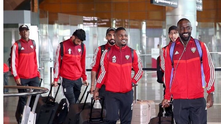 منتخب الإمارات كيف تم استقباله لدى وصوله إلى قطر للمشاركة في كأس الخليج