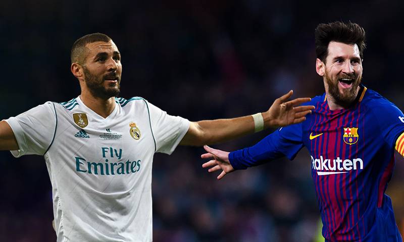 الكلاسيكو .. 3000 شرطي و12مدرعة للتأمين وأبرز أرقام ميسي وكريم بنزيما