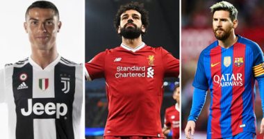 جلوب سوكر 2019 .. صلاح ينافس رونالدو وميسي على جائزة الأفضل في العالم