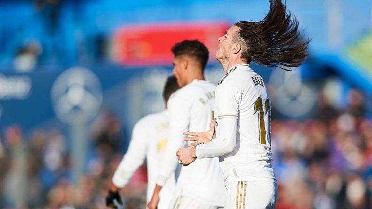 جاريث بيل يثير تعليقات الجمهور بشعره إثر مباراة ريال مدريد ضد خيتافي