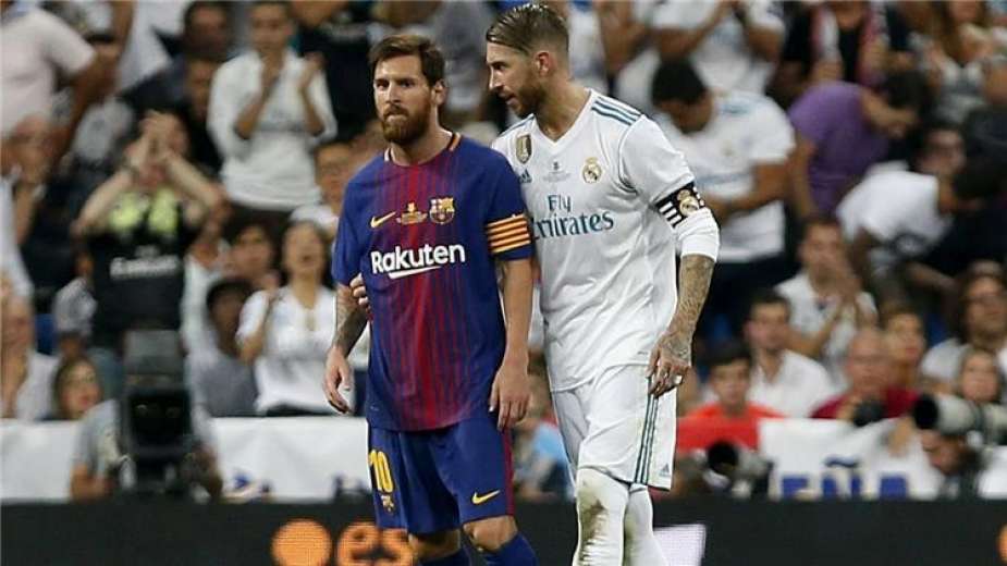راموس يغازل ميسي قبل موقعة الكلاسيكو: من أعظم اللاعبين في التاريخ