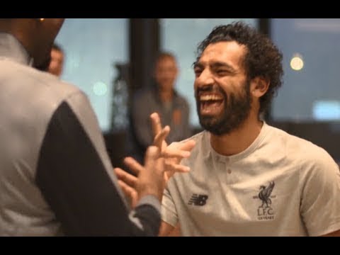 الشناوى يداعب صلاح عبر تيك توك بـ”متقلبش المواجع”ومو يدخل في نوبة ضحك(فيديو)