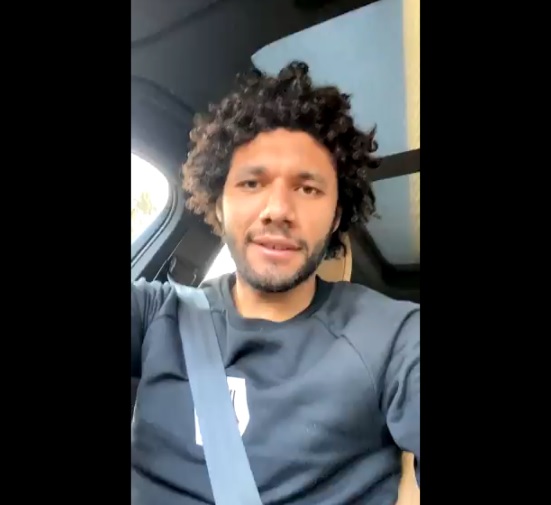 محمد النني يتلقي رسالة من مشاري راشد : الله يفتح عليك ويبارك فيك