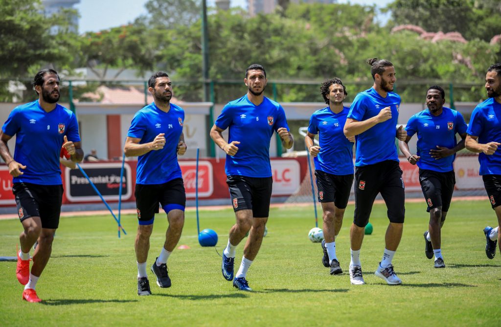 أخبار الأهلي : صور.. تفاصيل مران المجموعة الثانية من لاعبي الأهلي
