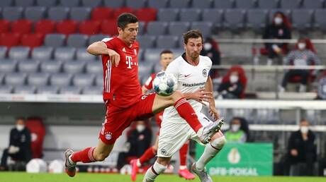 بايرن ميونيخ يهزم فرانكفورت ويواجه ليفركوزن فى نهائي كأس ألمانيا(فيديو)