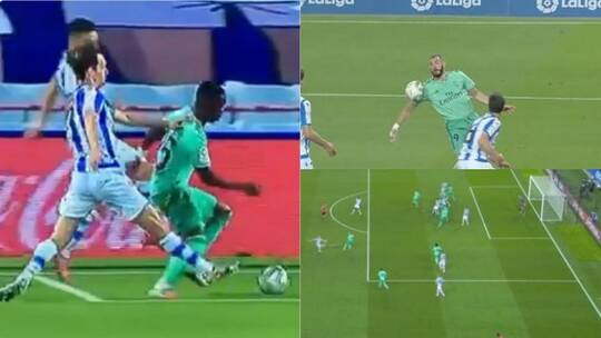 ريال مدريد ضد سوسييداد ..مباراة تشهد ثلاث حالات تحكيمية تثير الجدل(فيديو+صور)