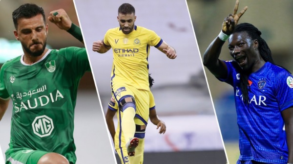 جوميز وحمدالله يتقاسمان صدارة ترتيب هدافى الدورى السعودى والسومة يبتعد
