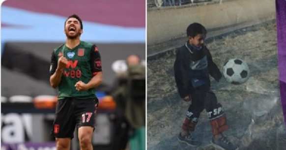 تريزيجيه ينشر صورة مقارنه بين طفولته وتحقيق حلمه:لا تستسلم بسهولة فقد تكون قدوة