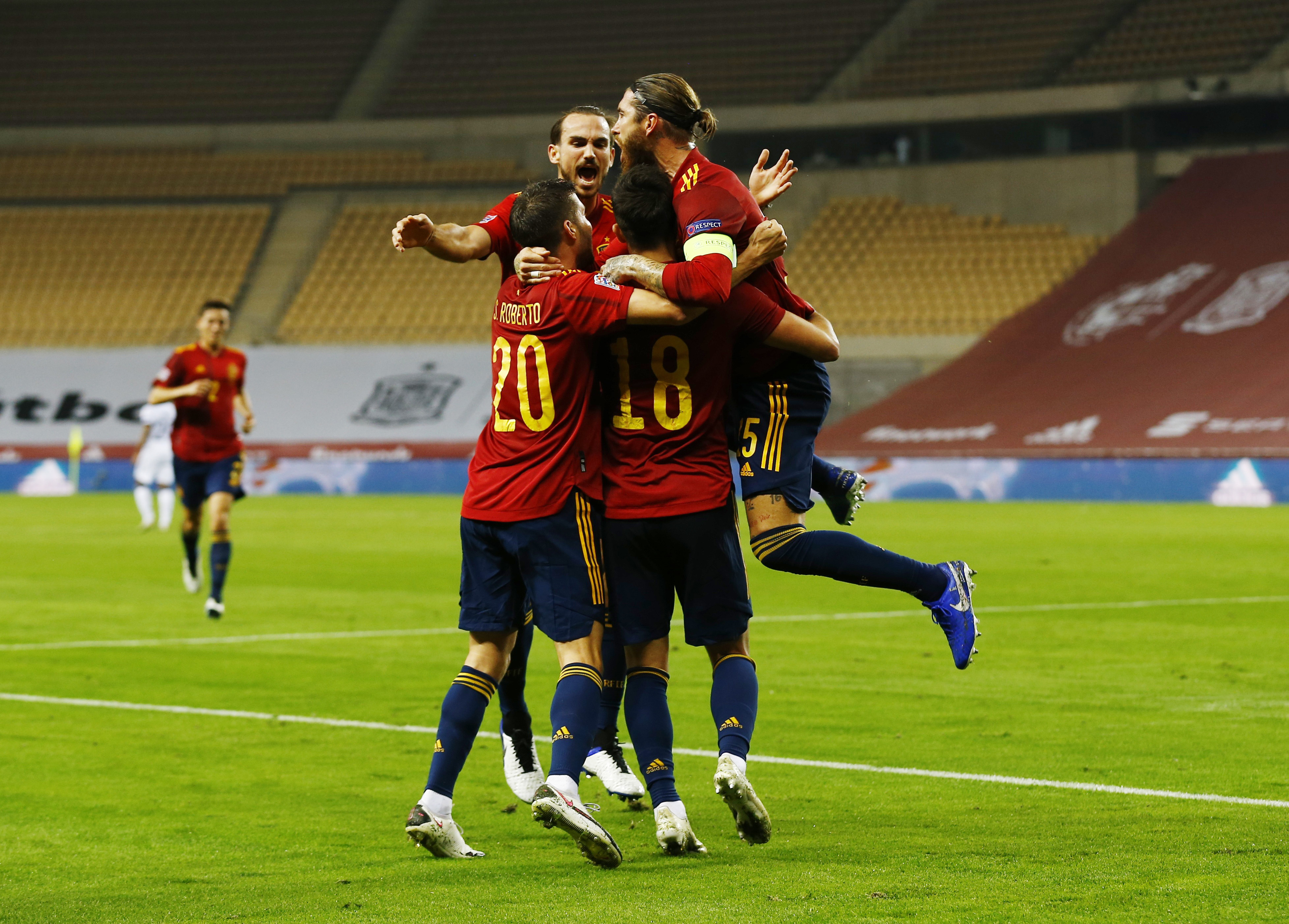 أسبانيا تمطر شباك ألمانيا بنصف دستة أهداف وتتأهل لنصف نهائي دوري أمم أوروبا(فيديو)