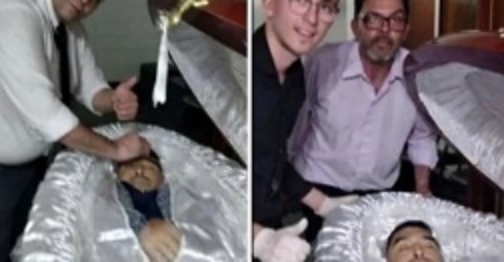 انتهاك حرمة جثمان مارادونا بـ”سيلفى” مع 3 أشخاص والشرطة تقتحم منازلهم