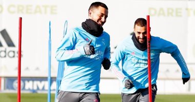 ريال مدريد ضحك ولعب وجد وحب فى التدريبات قبل مواجهة إلتشى(فيديو)