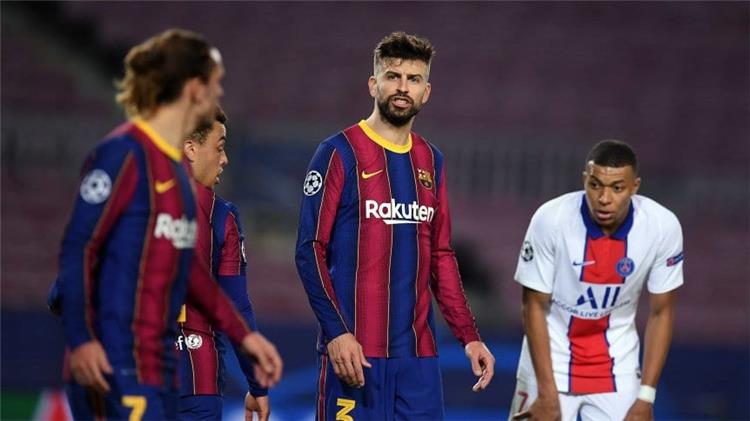 نجمي برشلونة يتبادلان الشتائم والألفاظ البذيئة في مباراة سان جيرمان(فيديو)