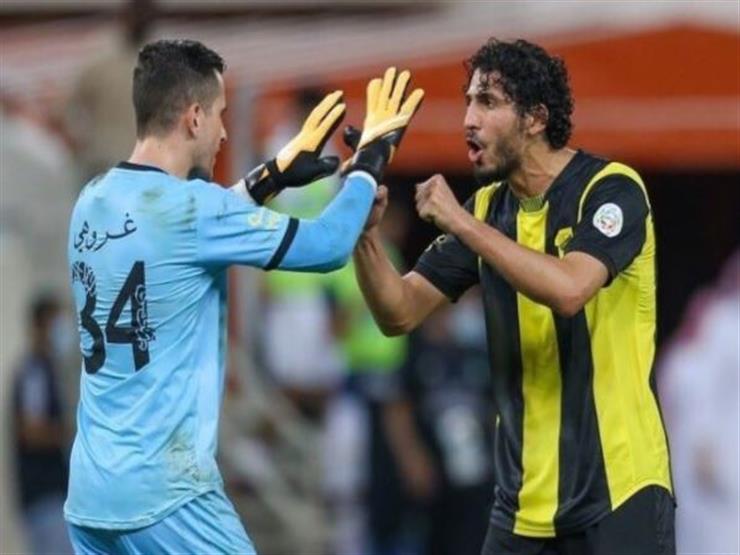 الرائد ضد الاتحاد ..طرد أحمد حجازي وأنمار الحائلي يركل المدرجات