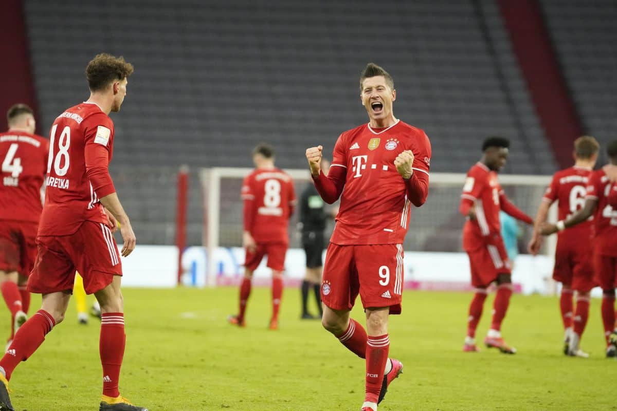 بايرن ميونخ يعزز صدارته بالدوري الألماني وليفاندوفسكي يحقق رقما تهديفيا جديدا(فيديو)