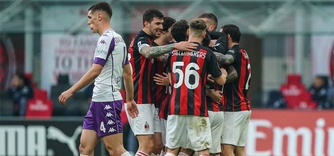 ميلان يستعيد انتصاراته فى الدوري الإيطالي بفوز مثير على فيورنتينا(فيديو)