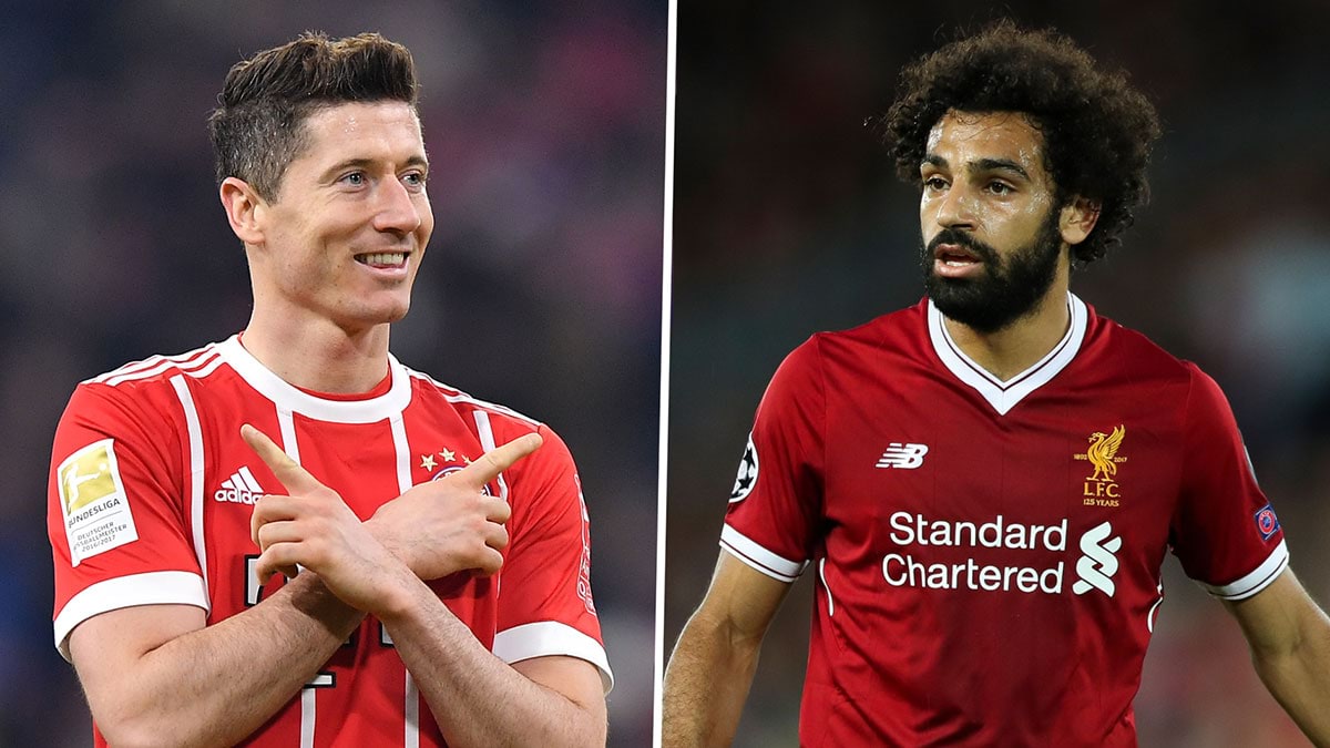 الحذاء الذهبي ..ليفاندوفسكي يتصدر رغم الغياب وصلاح يتقدم ورونالدو يفوت الفرصة