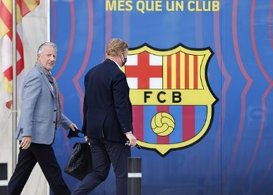 وكيل كومان : مدرب برشلونة مستمر الموسم المقبل ولقاء لابورتا إيجابي