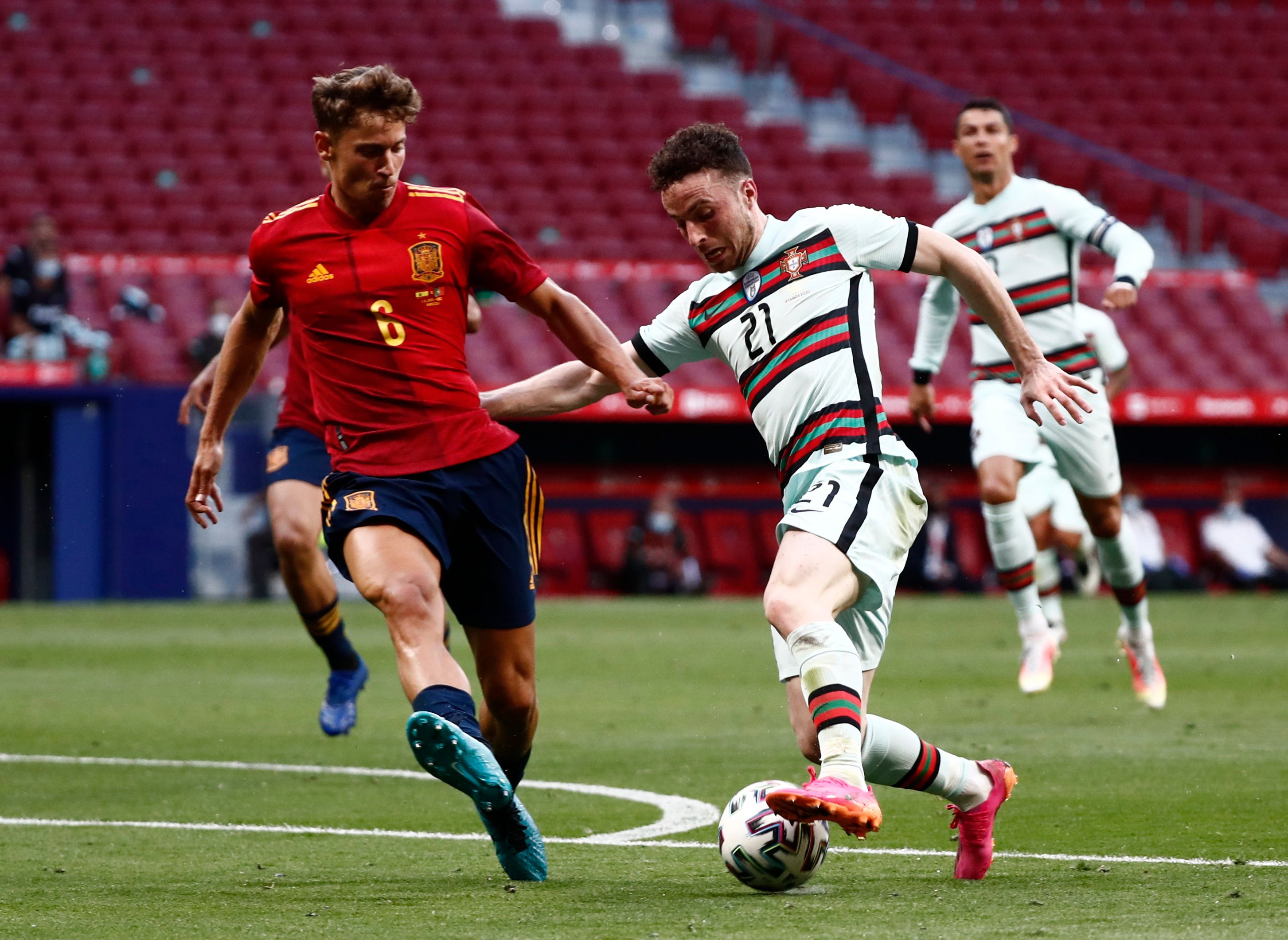 البرتغال و إسبانيا تعادل بدون أهداف استعدادا لـ يورو 2020(فيديو)