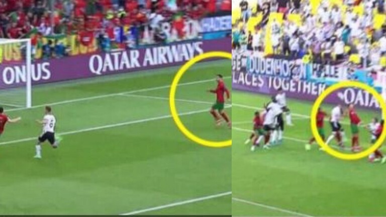 شاهد .. ماذا صنع رونالدو صاحب الـ36 عاما في مباراة ألمانيا!(فيديو)
