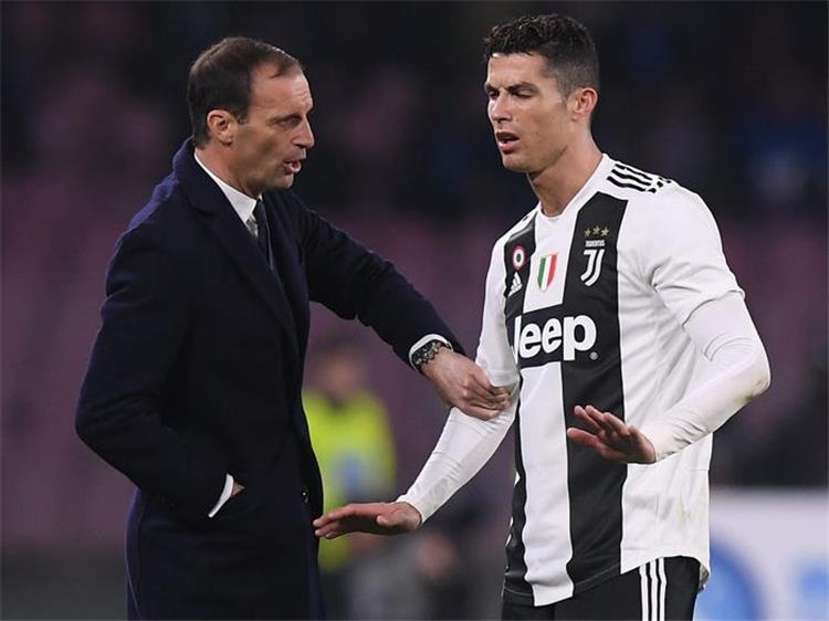 أليجري يكشف عن ما قاله لرونالدو بعد عودته لتدريب يوفنتوس